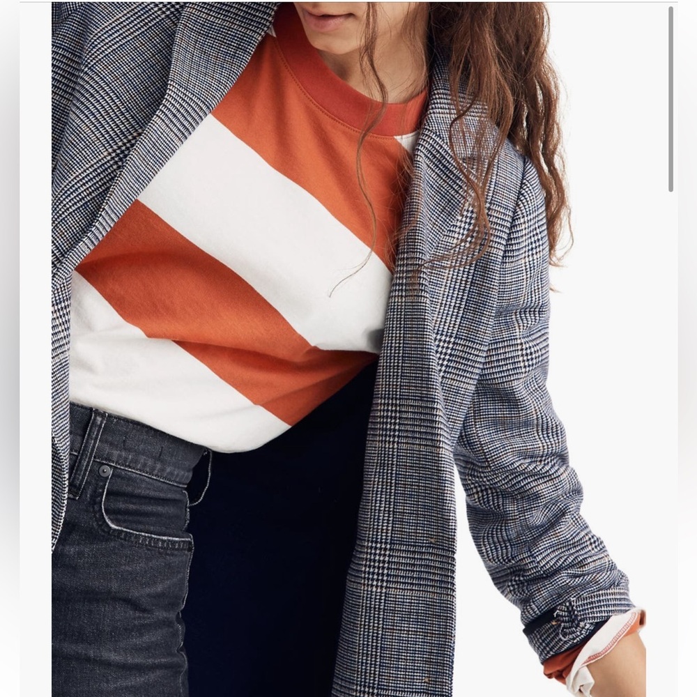 Madewell Dorset Plaid Blazer